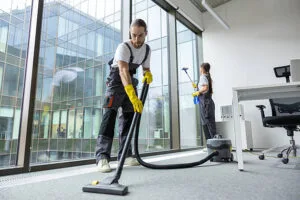 Disinfection and sanitization cleaning services in San Antonio – professional cleaners using hospital-grade products to ensure a safe and germ-free environment.